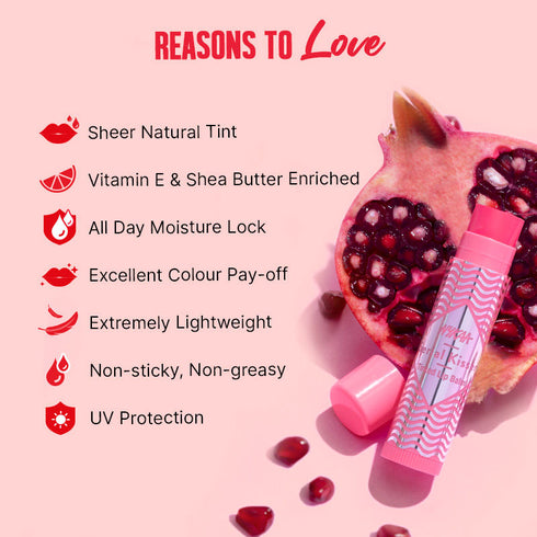 Nykaa Serial Kisser Moisturising Tinted Lip Balm With Shea Butter & Vitamin E